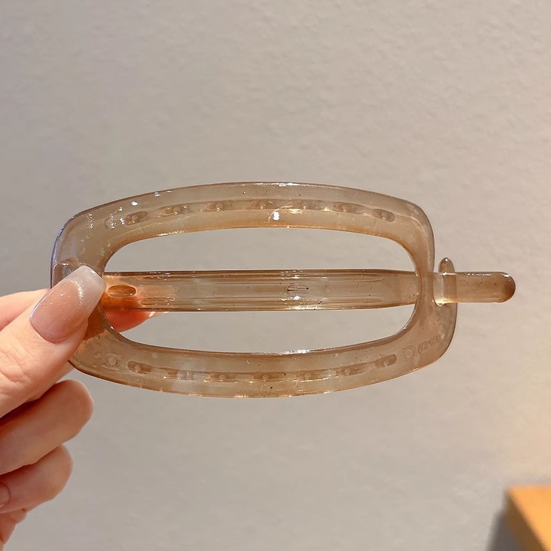 Retro temperamento flor una palabra clip de cabello para mujeres 2024 nuevo disco de cabeza atrás clip de agarre clip de torsión clip de cabello tocado clip de cabello