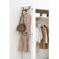 Wholesale two-layer backpack rack, door bag rack, clothes rack, practical clothes and sundry storage rack