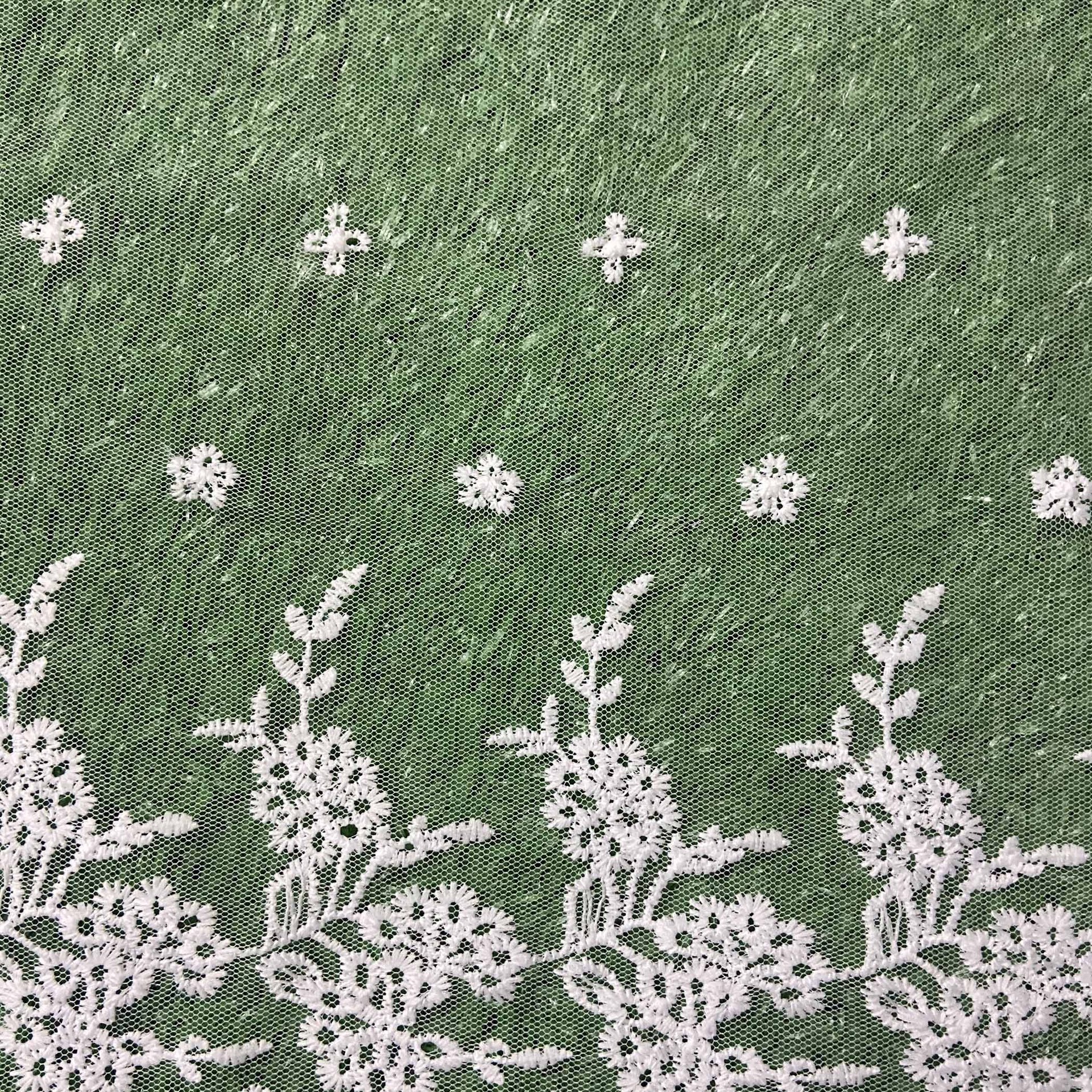 2022 水溶牛奶丝网布绣花花边 新款时尚服装家纺刺绣辅料 DIY花边