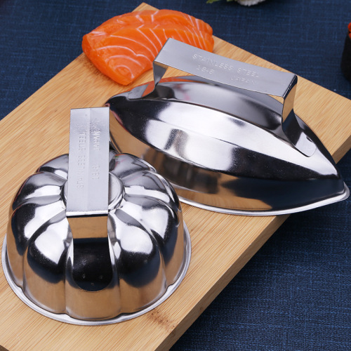 Japanese 304 stainless steel papaya pumpkin-shaped omelette rice mold sandwich rice ball Korean cuisine restaurant fried rice mold