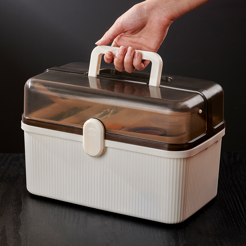 Caja de herramientas de hardware doméstico caja de almacenamiento caja de tornillo de maleta caja de herramientas pequeña caja de almacenamiento broca caja eléctrica