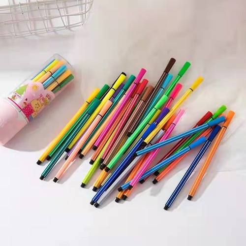 Watercolor pen wholesale washable children students 12/18/24/36 color pen art graffiti painting watercolor brush