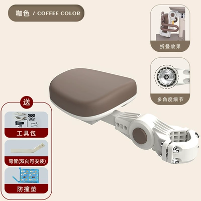 Electric car child seat Front Skateboard Battery Car - brown-single-seater-model-foldable-two-way-lifting
