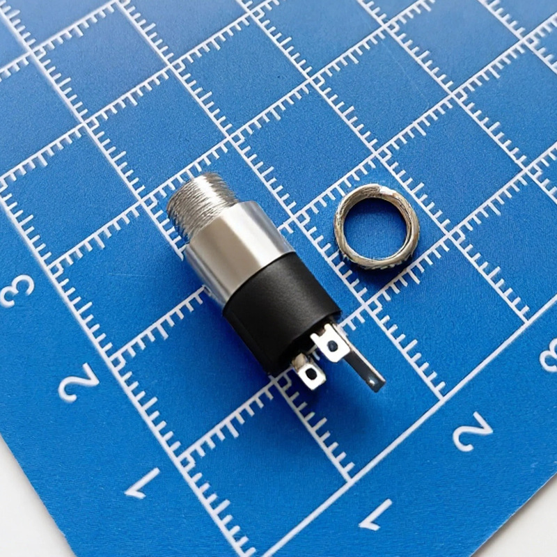 Pj-392 Headphone Socket Silver-plated 3.5mm Audio Plug Vertical...