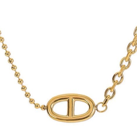 All Seasons Season Women's Gender Simple Style Geometric Titanium Steel Ball Chain Cable Chain Bracelets In Bulk
