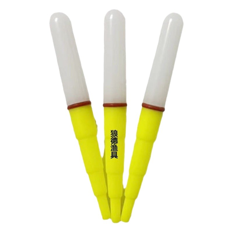 Colorful photoelectronic luminous stick luminous head fish float sea fishing eye-catching LED lamp head fish float light rock fishing float accessories