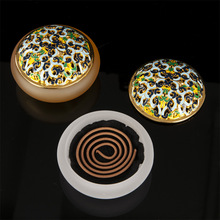 古法琉璃盘香炉香篆炉家用室内景泰蓝创意香道香炉仿古供盘香薰炉