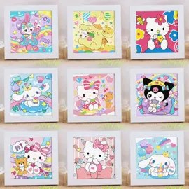 钻石画、皮画;DIY/数字油画;创意贴纸