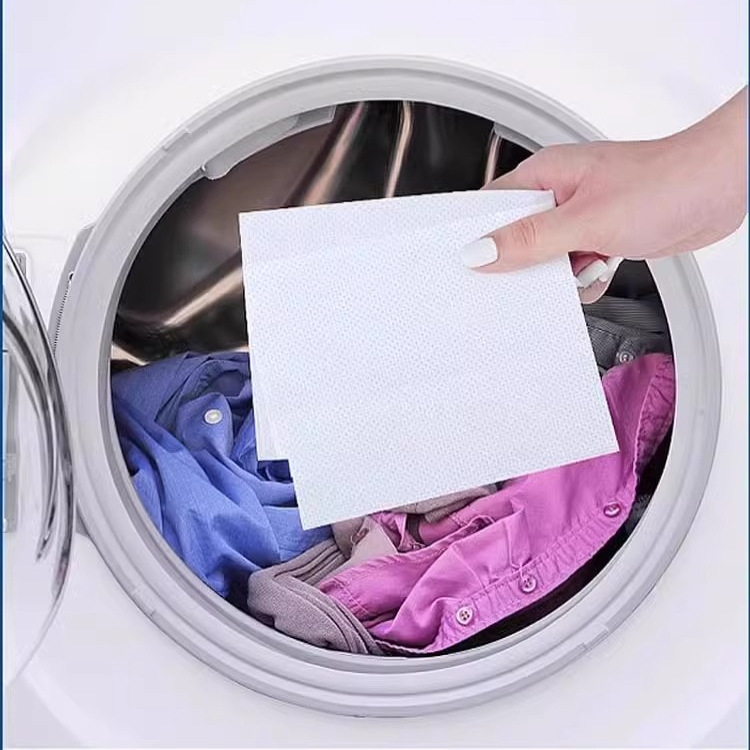 Papel de absorción de color anti-string para lavandería doméstica anti-string ropa ropa anti-misturante papel de absorción de color lavadora