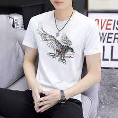 夏2025新型アイス半袖tシャツ男性ファッション
