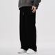 hip-hop hiphop jazz trousers american-style white bathroom pants loose-fitting straight-leg pants wide-leg pants sports pants