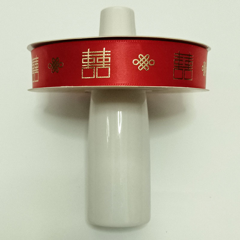 Suministros DE BODA Cinta de oro rojo Embalaje de regalo de mano Xi carácter cinta festiva Cinta Roja al por mayor cinta de encaje