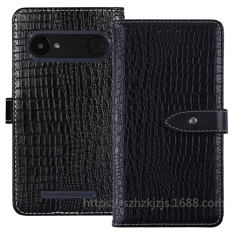 适用英国Doro 8035翻盖手机壳8042磁扣皮套doro 8040支架保护套