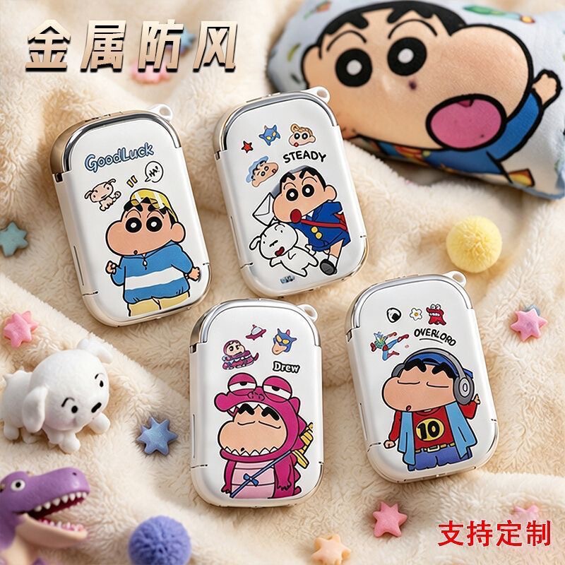 Wholesale and dropshipping of new silicone-metal windproof lighters with blue flame, refillable, customizable with company logo, high aesthetic value