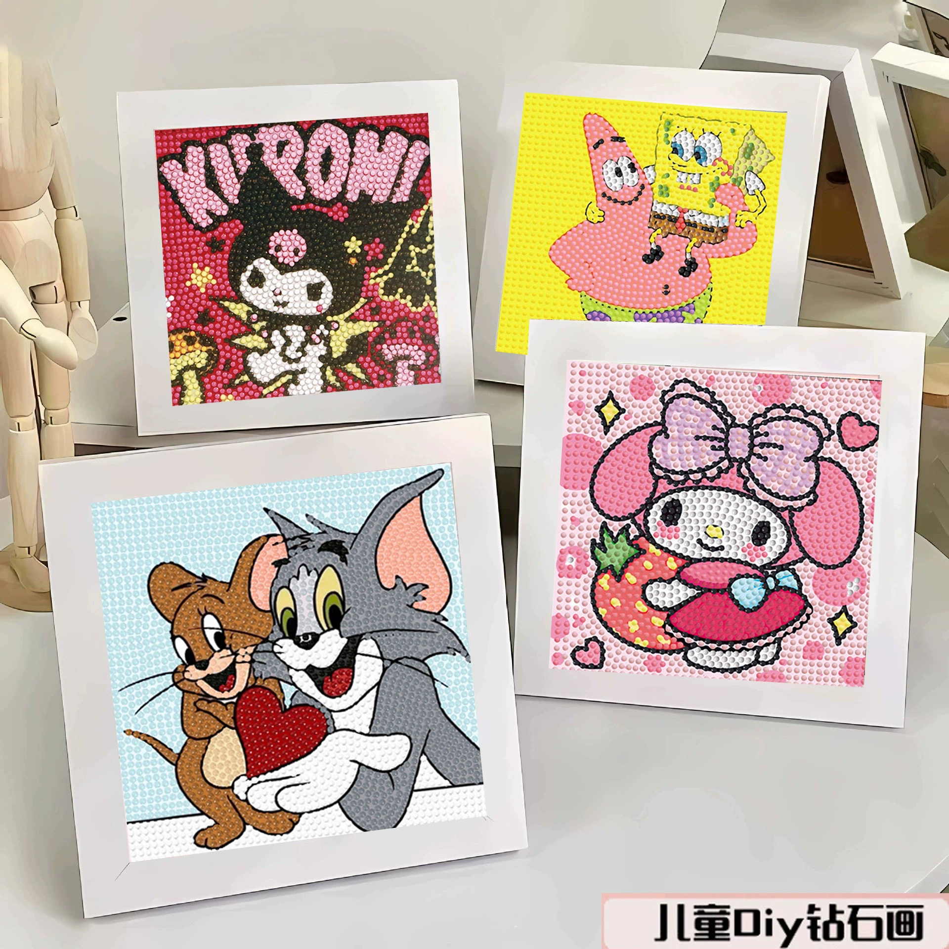 Мультяшная умная игрушка, DIY, новая коллекция, детское handmade diy, украшенная бриллиантами