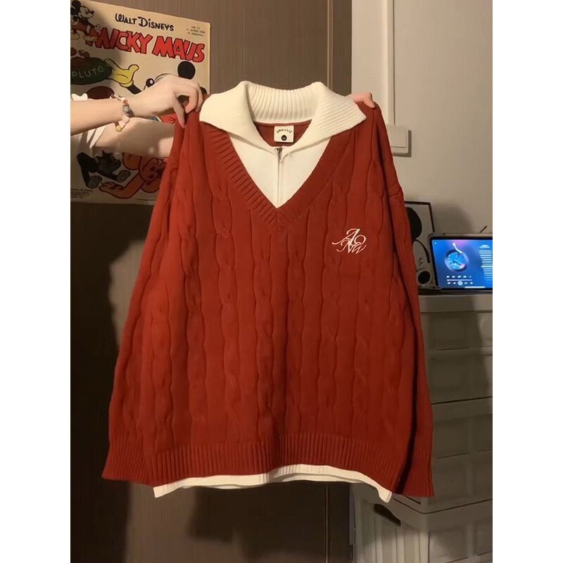 # Real Price, No Discount【Three Strands of Sheep Wool】New Style Korean Fashion Soft and Loose Cable Knit Sweater for Girls # Real Price, No Discount【Three Strands of Sheep Wool】New Style Korean Fashion Soft and Loose Cable Knit Sweater for Girls