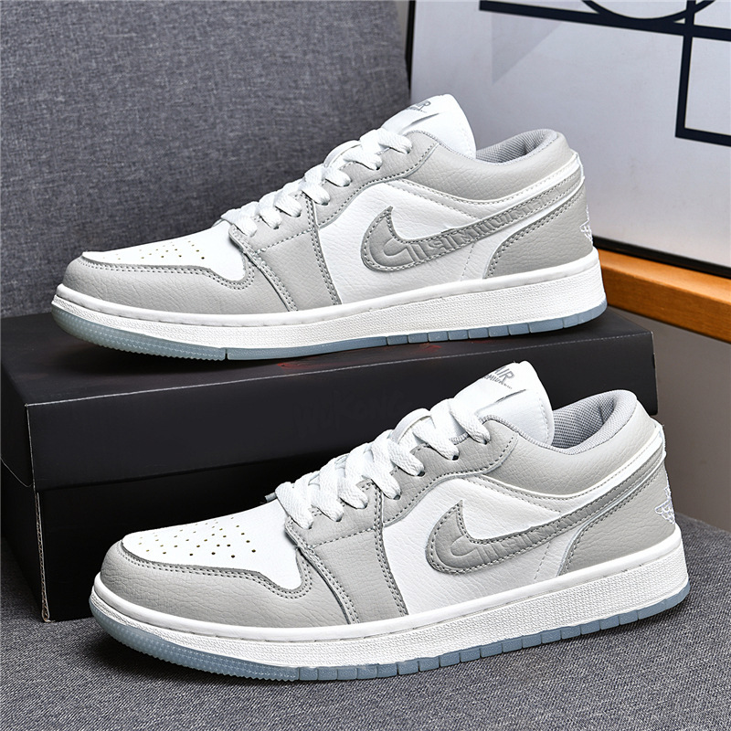 Putian Pure Original Aj1 Smoke Gray Air Force Men's Shoes Student Sports Casual Low-Top Sneakers Friction Sound Versatile Women's Shoes Putian Pure Original Aj1 Smoke Gray Air Force Men's Shoes Student Sports Casual Low-Top Sneakers Friction Sound Versatile Women's Shoes