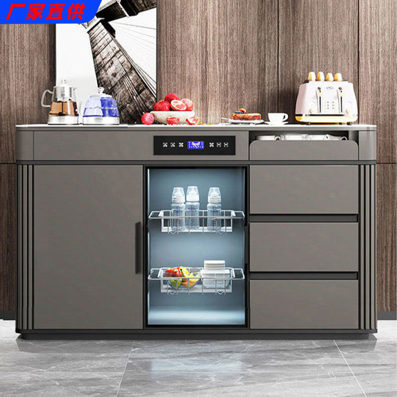 Multifunctional Classy Tea Bar Machine 2025 New Model Household Fully Automatic Sideboard Integrated Water Boiling Tea Cabinet with Disinfection