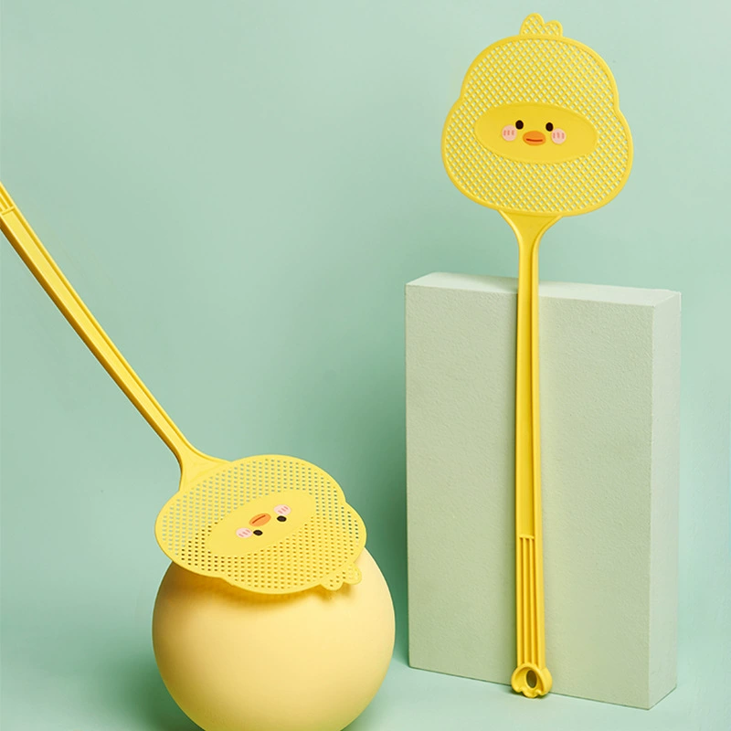 Мультфильм Мухобойка не гнилая Бытовая длинная ручка Мухобойка комаров Мухобойка мелкая сетка Мухобойка