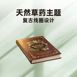 一比一复刻外贸笔记本高颜值线圈草药本优选图片手帐亚马逊现货