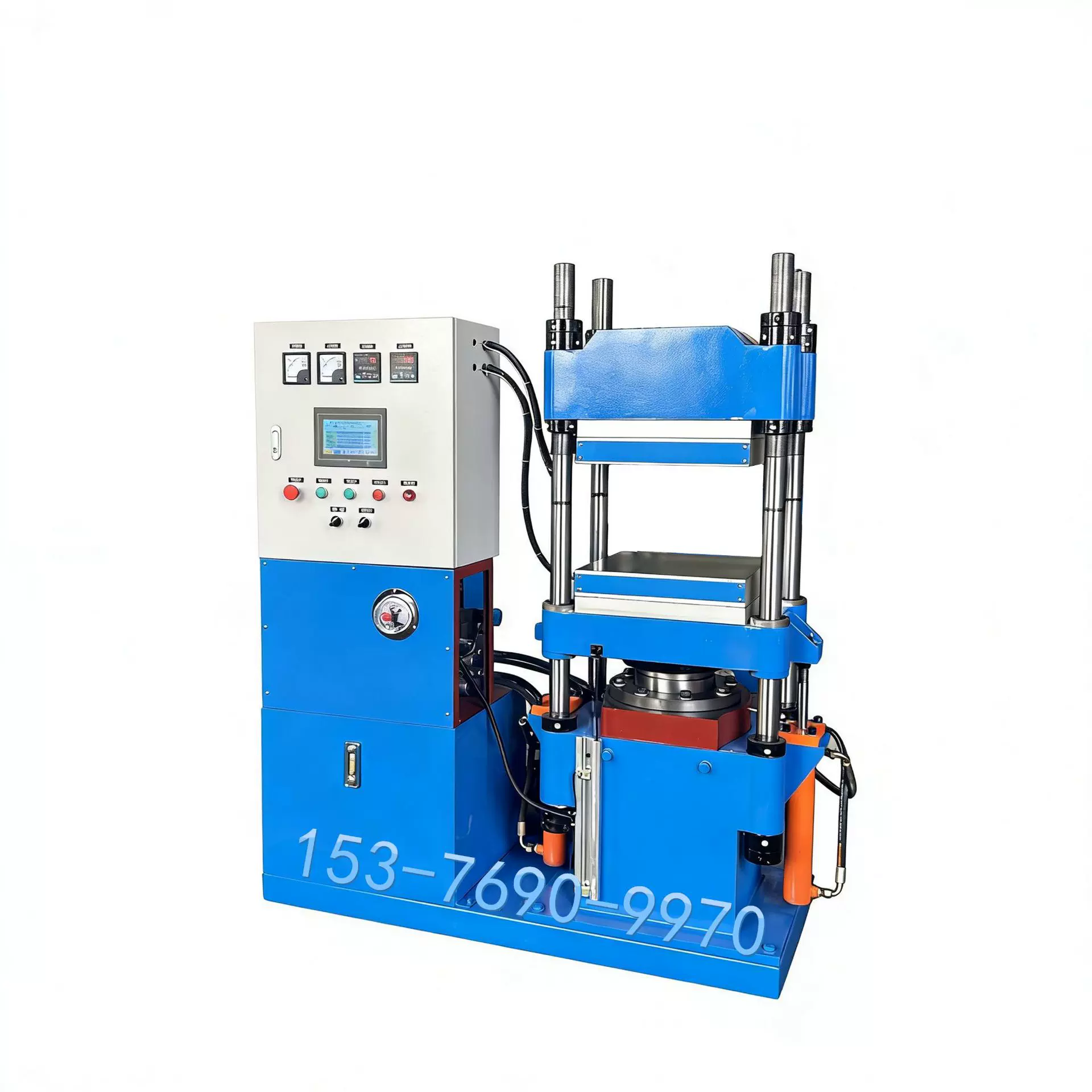 青岛厂家供应50吨全自动硫化机 400X400热板 自动升降开 模硫化机