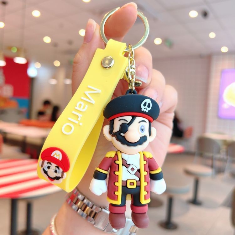 Dibujos animados pvc serie de anime llavero juego de marea muñeca llavero de coche bolsa colgante máquina de garra regalo al por mayor