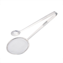 Stainless steel oil filter holder, deep fry oil filter clip, versatile kitchen small tool, filter screen clip, oil filter clip