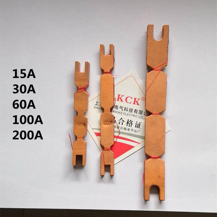 Предохранитель Xiangke RC1, бытовой фарфоровый штекер, предохранитель из белого материала, 15A30A60A100A200A, медный предохранитель