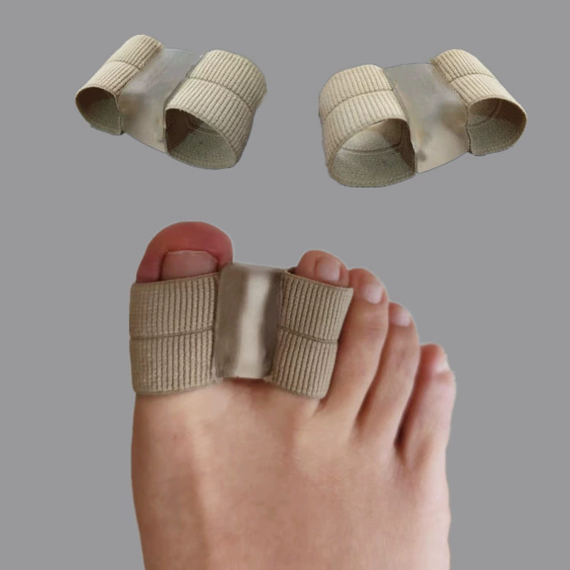 Двойной чехол для пальцев ног, разделитель пальцев, перекрывающий большой палец, разделитель пальцев, большая кость стопы, эластичный чехол для пальцев SEBS