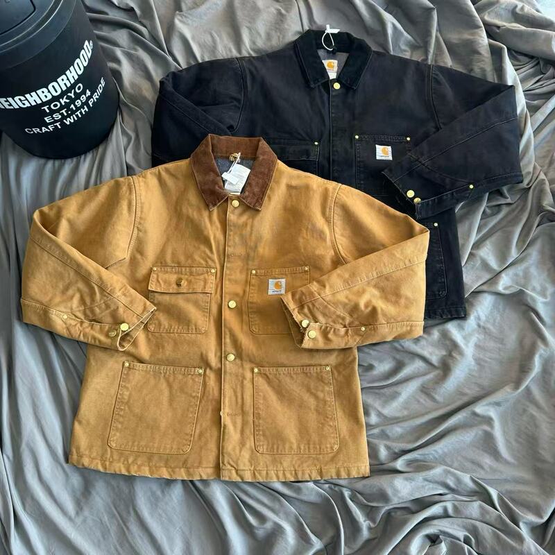 Drop-shipping American retro fashion CRHT103825 Michigan woolen jacket, mid-length, autumn and winter, plus size