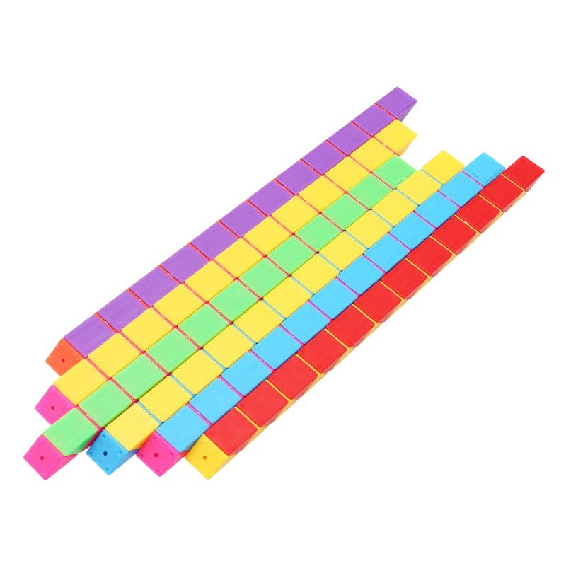 Factory Direct Supply Cross-Border Amazon Variety Magic Ruler String 24 Sections Mini Magic Ruler Children's Educational Stress Relief Toy