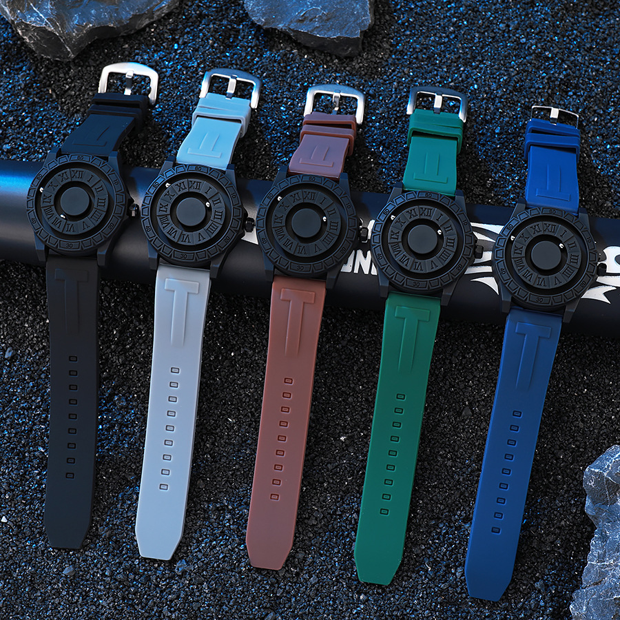 Magnetic Levitation Quartz Watch For Men Minimalist Trend Clock_voghion.com