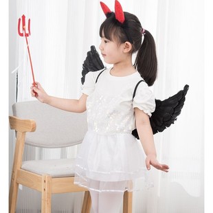 Angel Feather Wings Children's Adult Performance Props Photo Show Wholesale Black Devil Wings