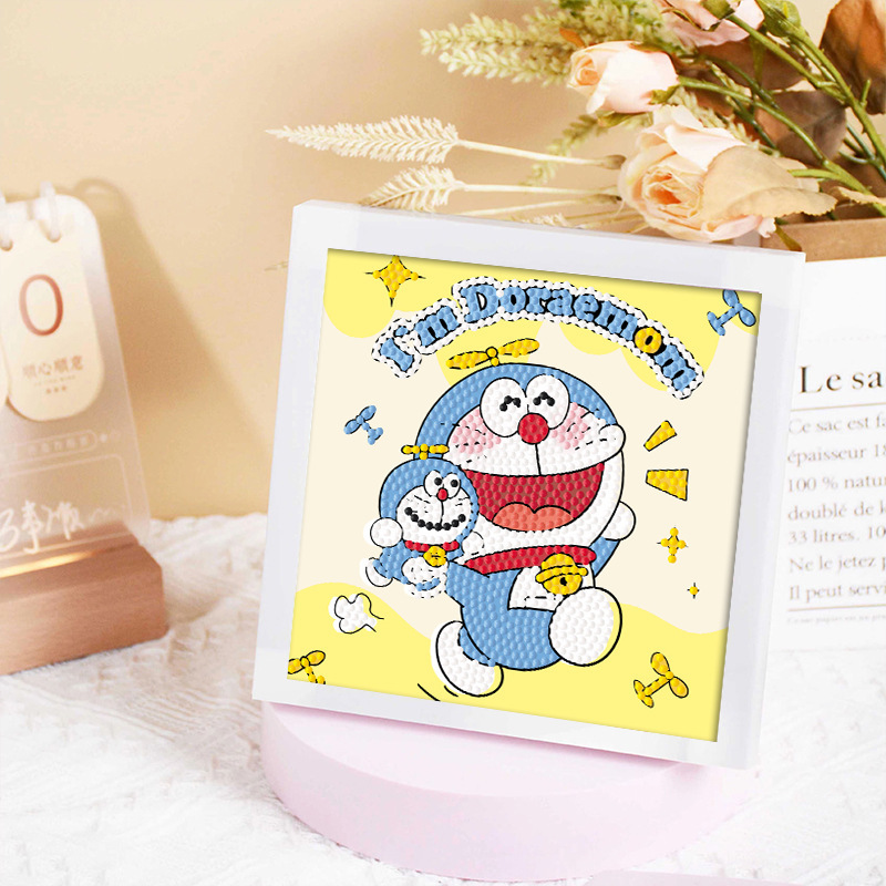 Diamante infantil DIY hecha a mano con material de marco paquete de dibujos animados Sanliou pegatinas de diamante regalo al por mayor pinturas de mampostería