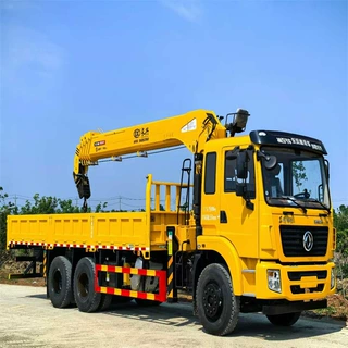 工厂跨境供应蓝牌随车吊 高空作业工程车 小型吊车 4*2随车吊自卸