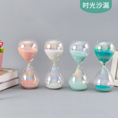 Stylish Hourglass Timer 30 Minutes Home Desk Decor Graduation Valentine's Day Birthday Gift Business Travel Gift