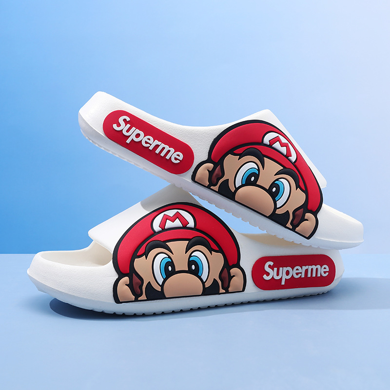 Children's Slippers Boys Summer New Anti-Slip Baby Children's Bath Indoor Home Boy Parent-Child Sandals Big Children