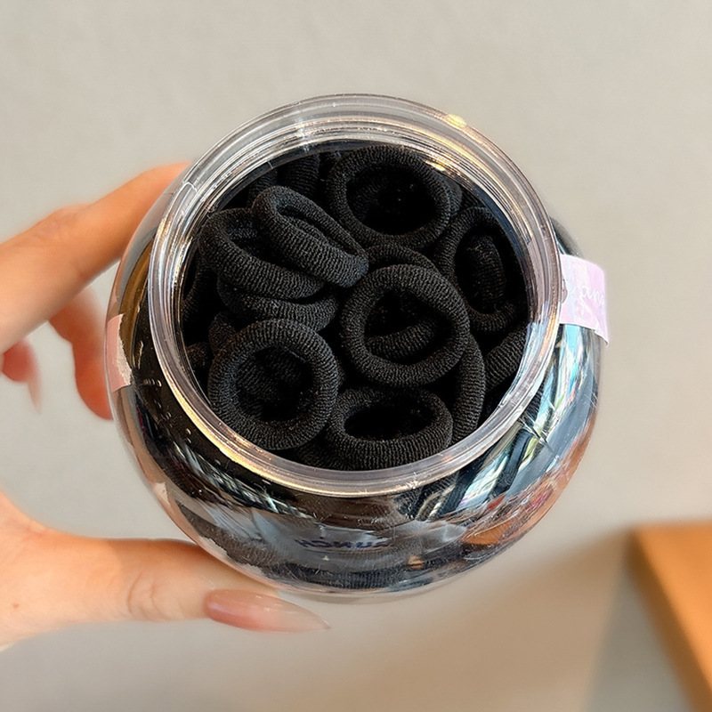 Caricatura encantadora anillo de pelo pulgar no daña el cabello de los niños correa de correa pequeña cuerda de cabello para niñas cuerda de cabello