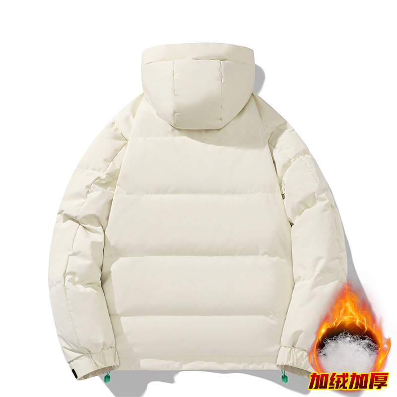 2025 invierno de moda nueva chaqueta de plumón gruesa hombre de negocios de alta calidad abrigo cálido y frío nuevo producto