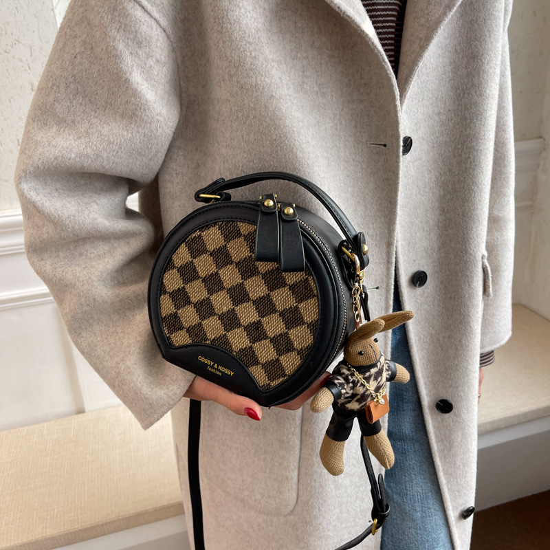Borsa a tracolla donna stile francese borsa a spalla tessuta_voghion.com