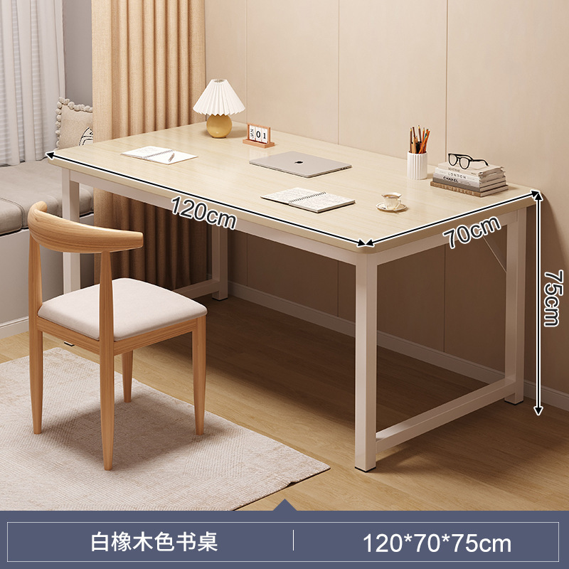 Escritorio de computadora, dormitorio, oficina en casa, escritorio de oficina, banco de trabajo simple, escritorio de estudio para estudiantes, estantería, escritorio integrado