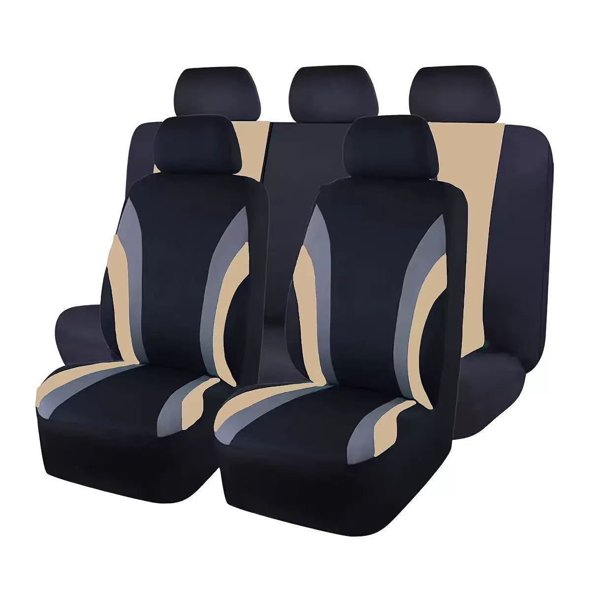 Meike Duo Cross-Border Foreign Trade Export Type Double Waistline Universal Car Seat Cover Fabric for Southeast Asia, Europe, and America Temu