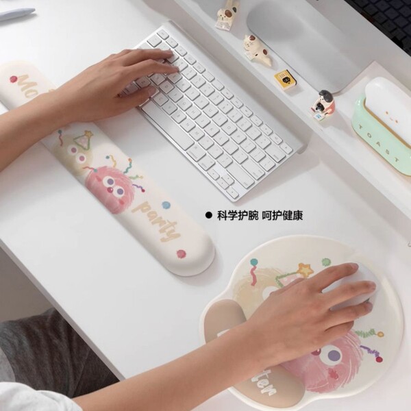 Monster Party Wrist Guard Mouse Pad Hand Guard Office Learning…