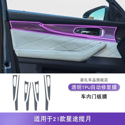 Console Gear Interior Car | Car interior film - 21-models-of-xingtu-lanyue-interior-door-panel-film