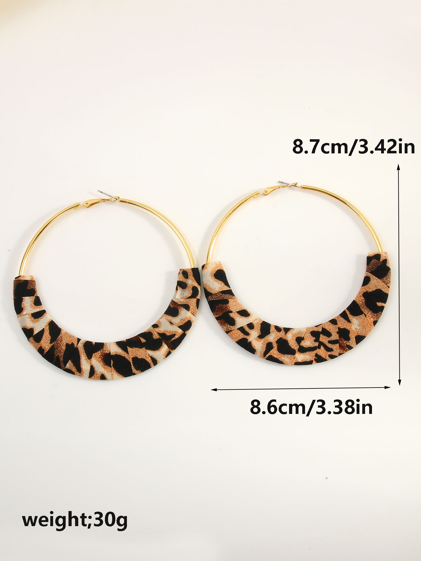 Women's Gender 1 Pair Elegant Lady Geometric Leopard Zinc Alloy Earrings