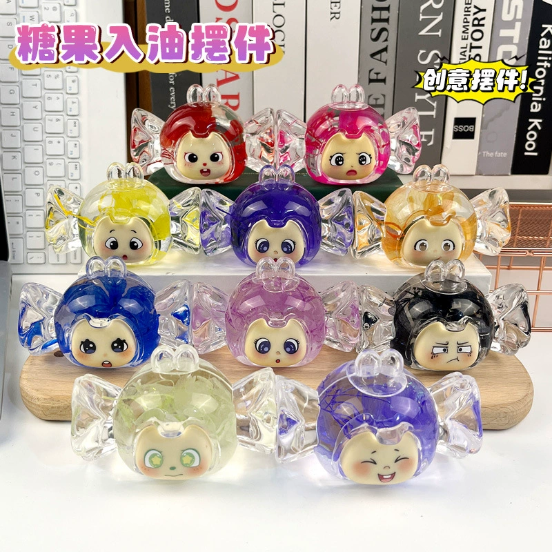 Масляные конфеты, сухоцветы, украшения, песочные часы, креативные модные игрушки для рабочего стола, аксессуары для рюкзаков, акриловые изделия от производителя