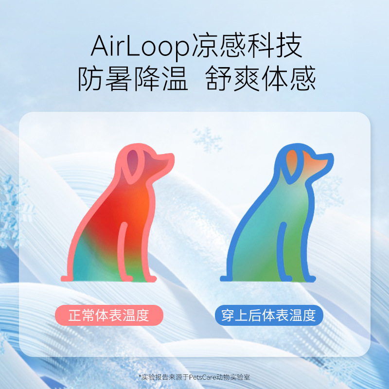 Color de contraste ajuste tracción bolsa de hielo chaleco para perros pequeños perros sin mangas chaleco para mascotas ropa de perro al por mayor