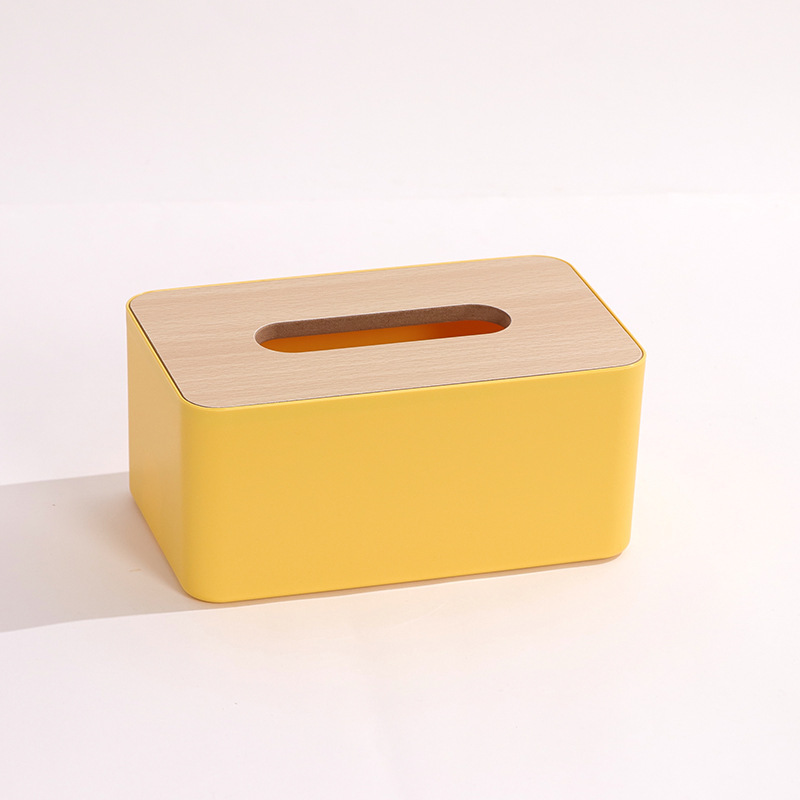 リビングルームデスクトップ和風竹と紙のティッシュボックスプラスチックシンプルなティッシュボックスクリエイティブ家庭用多機能収納紙箱|undefined