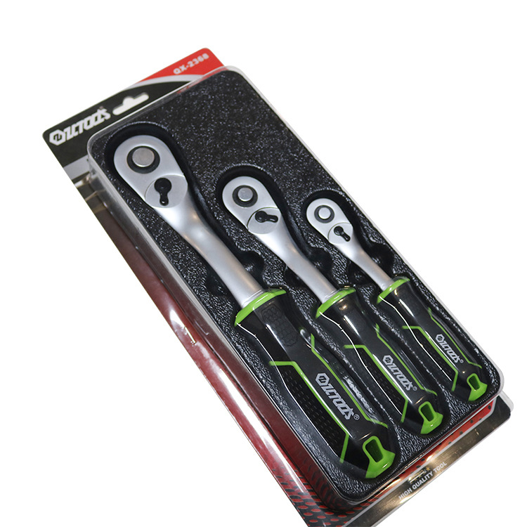 Juego de herramientas de llave de trinquete de 1/2 "3/8" personalizado Llave de trinquete de torsión