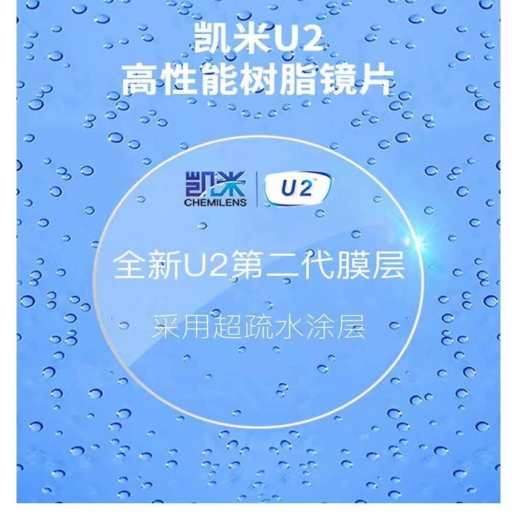 Южная Корея Кеми U2U6 миопические очковые линзы асферические анти-голубой свет водителя смоляные линзы Zeiss Zerui